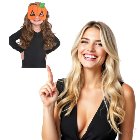 maska dynia filcowa amscan