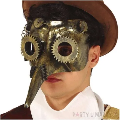 maska dzuma steampunk plastikowa guirca