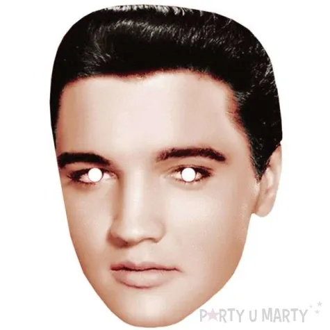 maska elvis presley papierowa funnyfashion