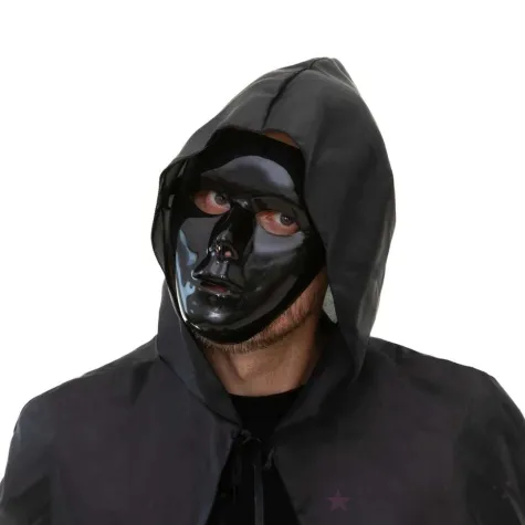 maska fantom czarny plastikowa partypal