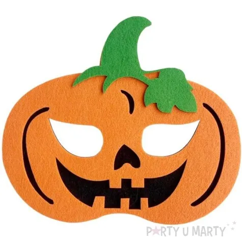 maska filcowa straszna dynia godan 18x17 cm