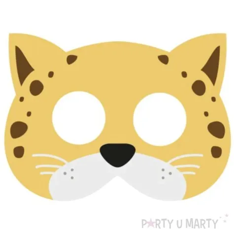 maska gepard filcowa partypal