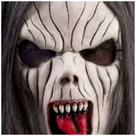 maska glodny wampir lateksowa carnival toys