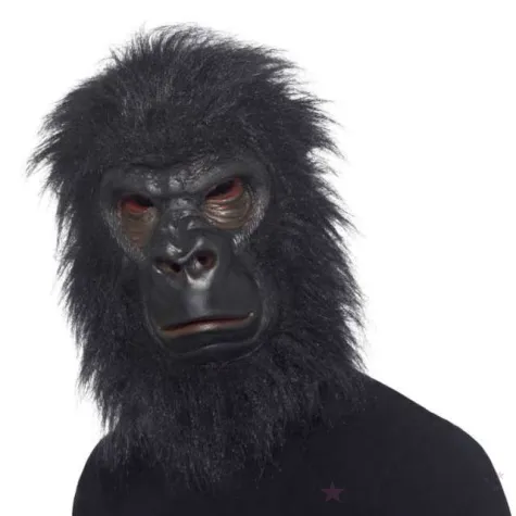 maska goryl z wlosami lateksowa smiffys