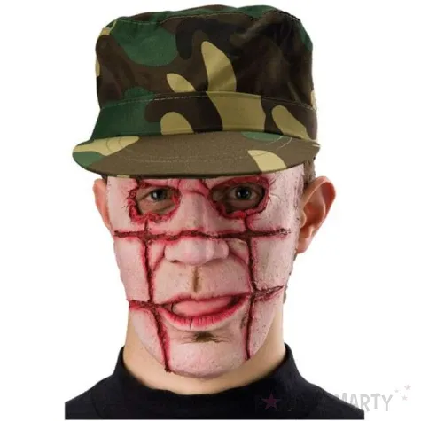 maska grillowany zombie lateksowa carnival toys