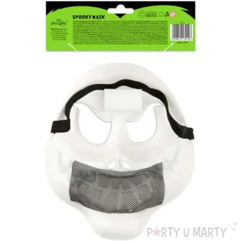 maska halloween duszek plastikowa partypal