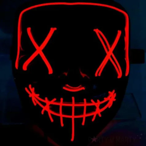 maska halloweenowe szwy funnyfashion