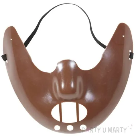 maska hannibal lecter brazowa widmann