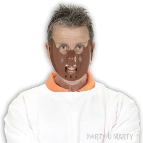 maska hannibal lecter brazowa widmann