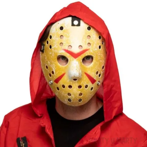 maska jason piatek 13 zolta partypal