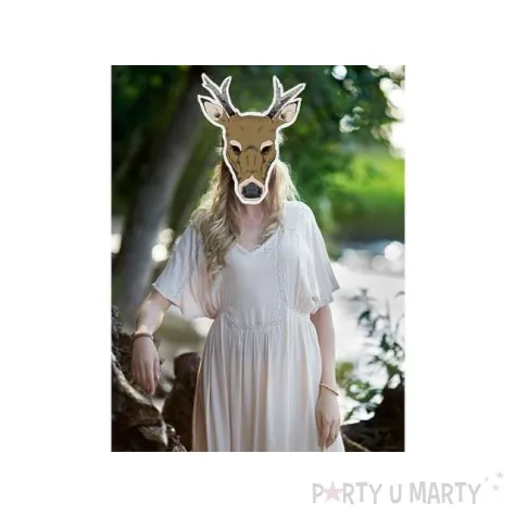 maska jelen papierowa partydeco