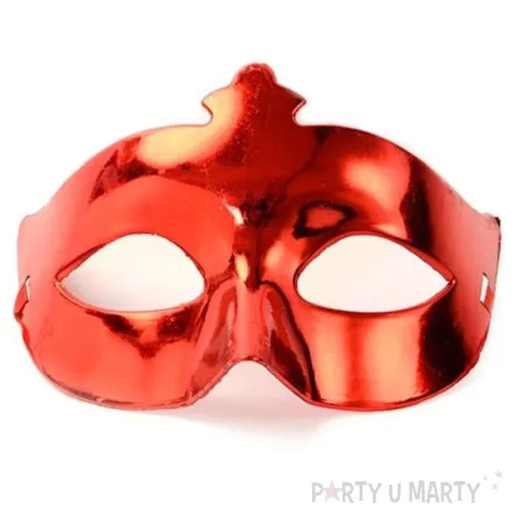 maska karnawalowa czerwona