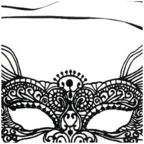 maska karnawalowa kocica azurowa czarny godan