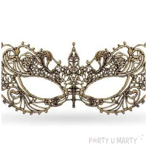 maska karnawalowa magia zlota azurowa godan