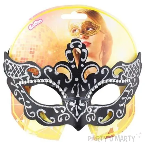 maska karnawalowa mirage srebrna