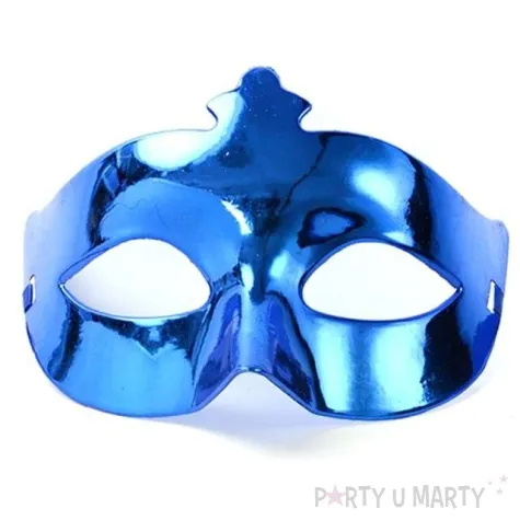 maska karnawalowa niebieska