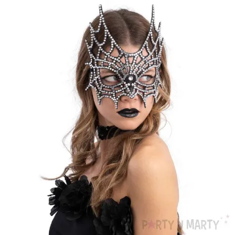 maska karnawalowa wenecka pajecza siec carnivaltoys