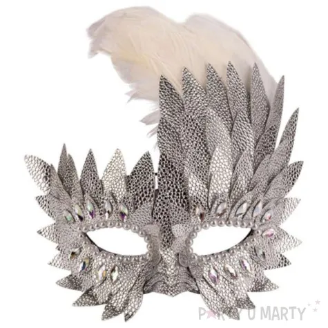 maska karnawalowa wenecka skorzane piora carnival toys