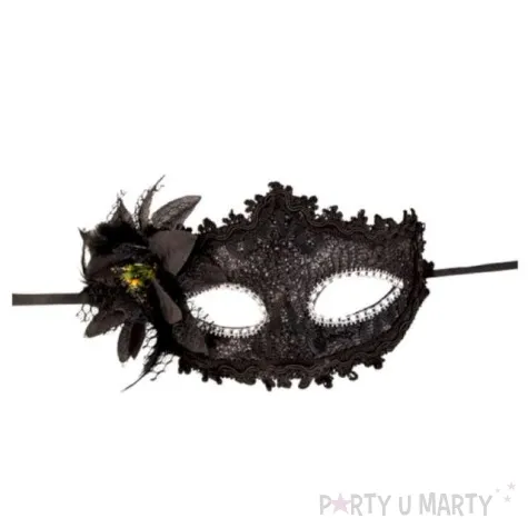 maska karnawalowa wenecka z kwiatem carnival toys