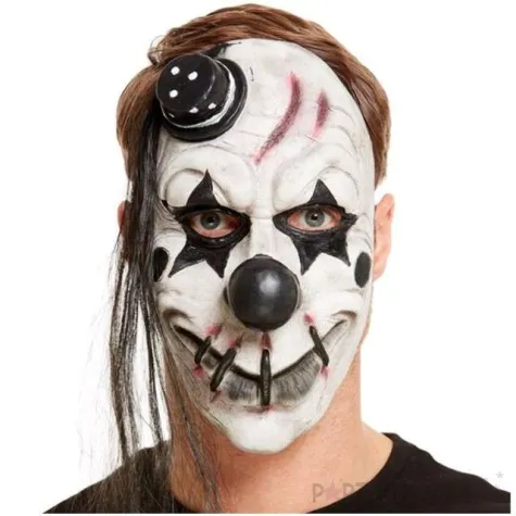 maska klaun lateksowa smiffys