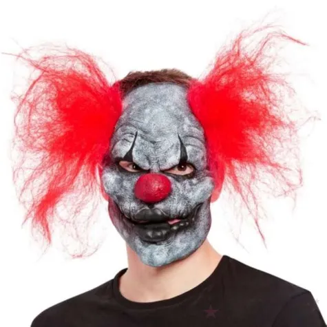 maska klaun mroczny lateksowa smiffys