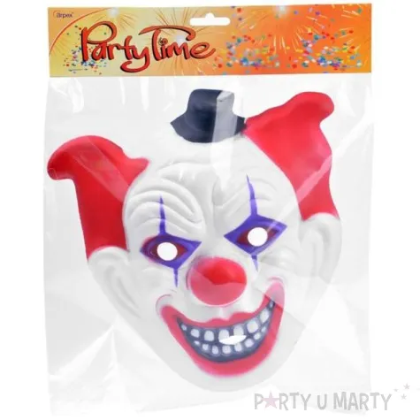 maska klaun psychopata w czapce piankowa arpex