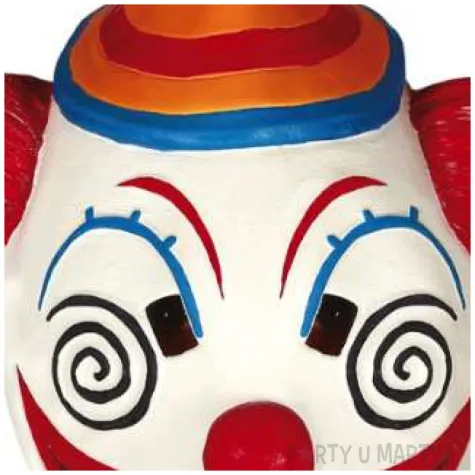 maska klaun szalony lateksowa guirca