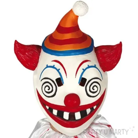 maska klaun szalony lateksowa guirca
