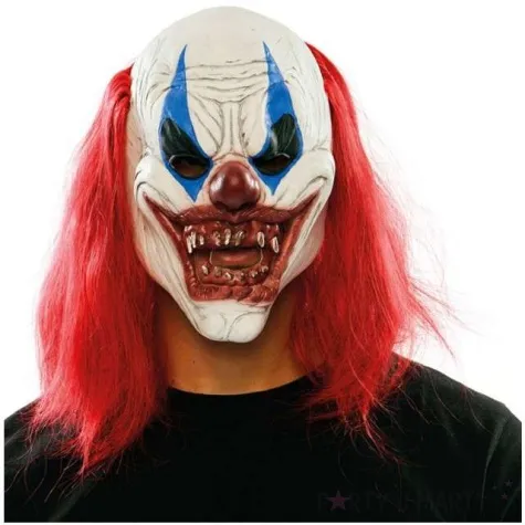 maska klaun zabojca lateksowa fyasa