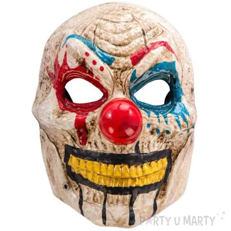maska klaun zabojca plastikowa carnival toys