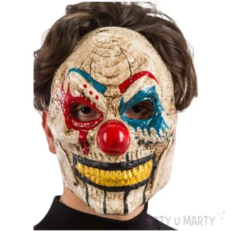 maska klaun zabojca plastikowa carnival toys