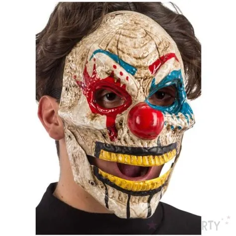 maska klaun zabojca plastikowa carnival toys