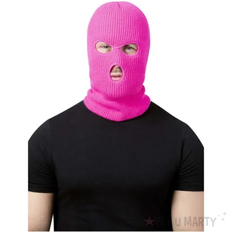 maska kominiarka rozowa smiffys