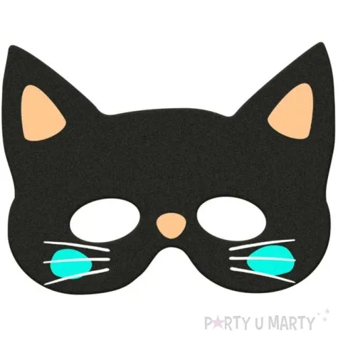 maska kotek czarna folat