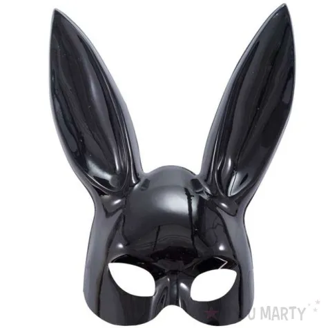 maska kroliczek playboya plastikowa czarna carnival toys