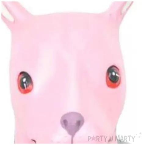 maska krolik rozowa lateksowa gadgetmaster