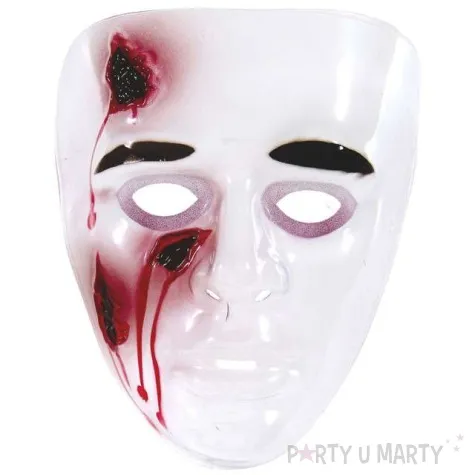 maska krwawa twarz plastikowa widmann