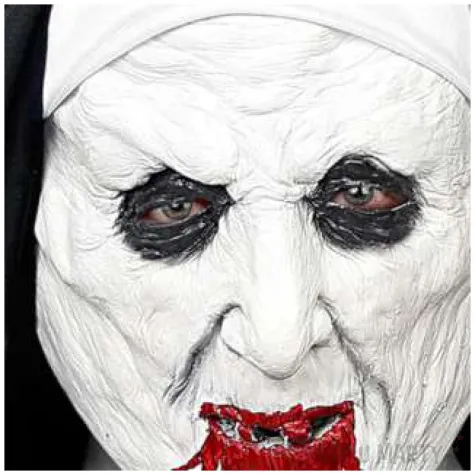 maska krwawa zakonnica lateksowa widmann