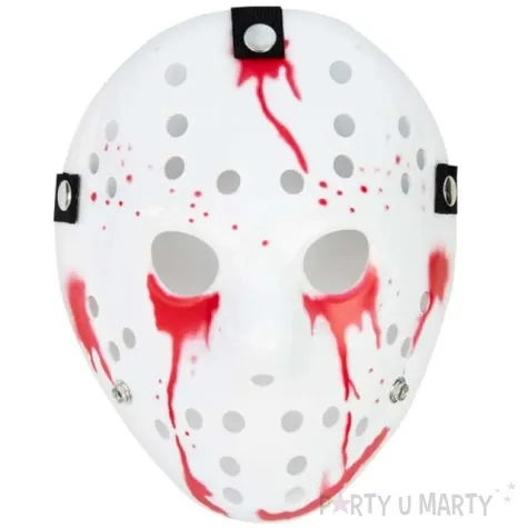 maska krwawy jason piatek 13 biala partypal