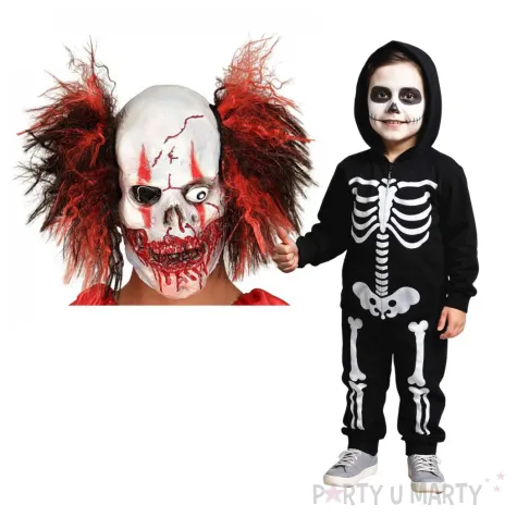 maska krwawy klaun lateksowa widmann