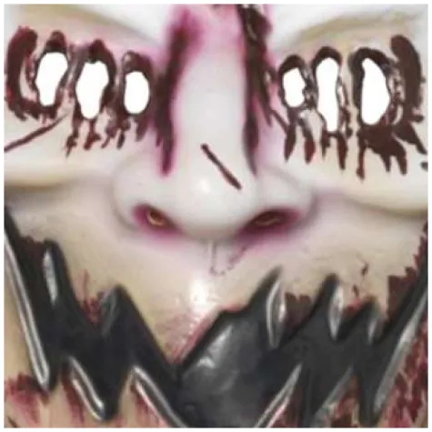 maska krwawy usmiech noc oczyszczenia