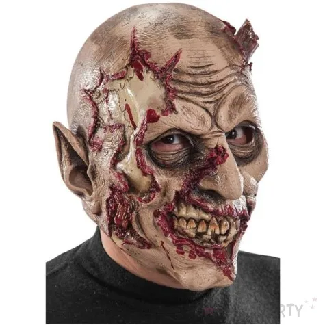 maska krwawy zombie lateksowa carnival toys
