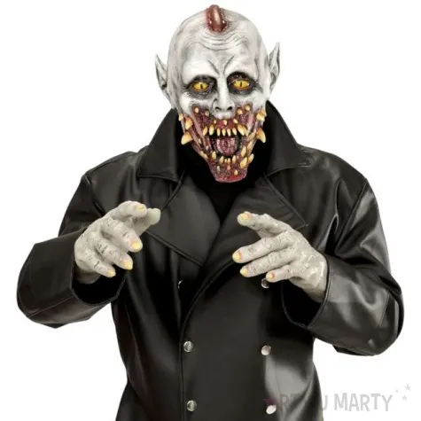 maska lateksowa wampir z kolcami widmann