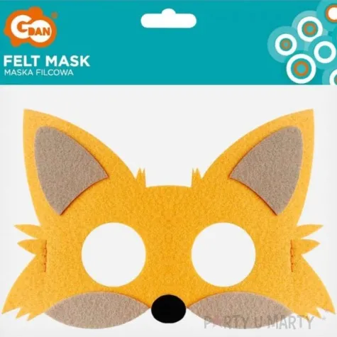 maska lisek filcowa godan