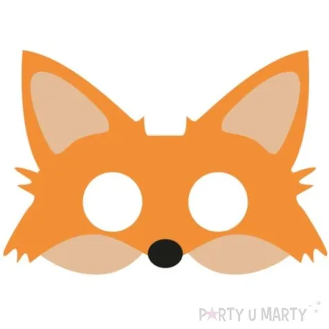 maska lisek filcowa partypal