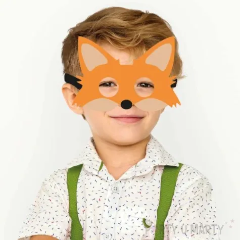 maska lisek filcowa partypal