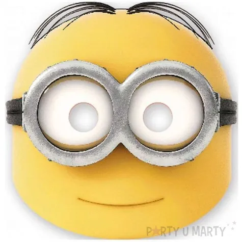 maska lovely minions papierowa procos 6 szt