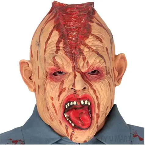 maska makabryczna glowa lateksowa guirca