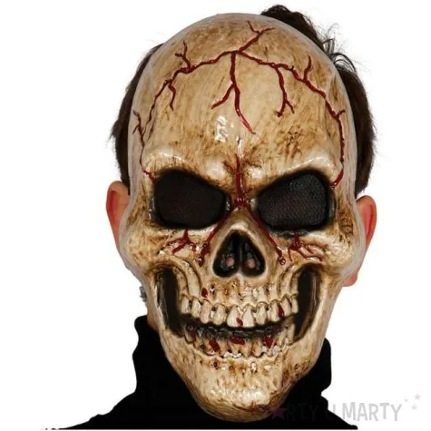 maska mroczna czaszka plastikowa guirca