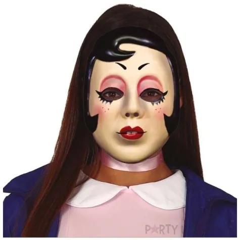 maska mroczna dziewczyna pin up plastikowa guirca